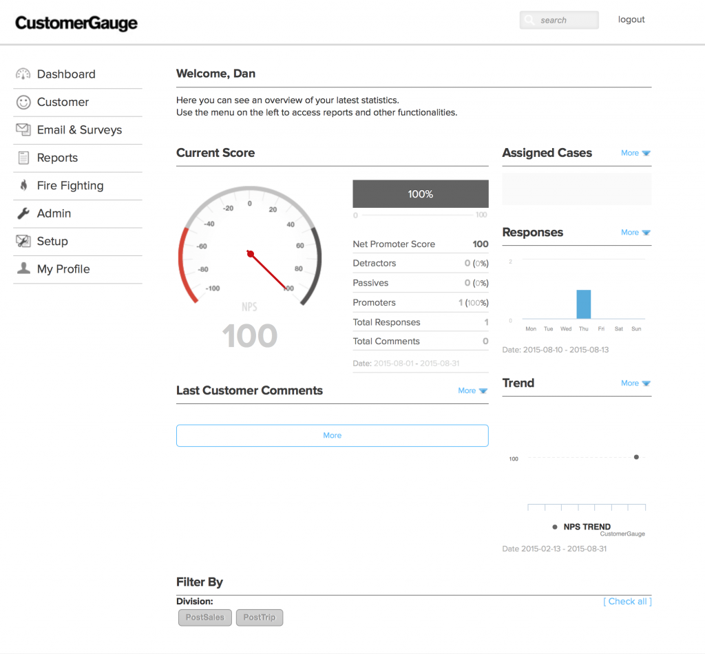 CustomerGauge go live